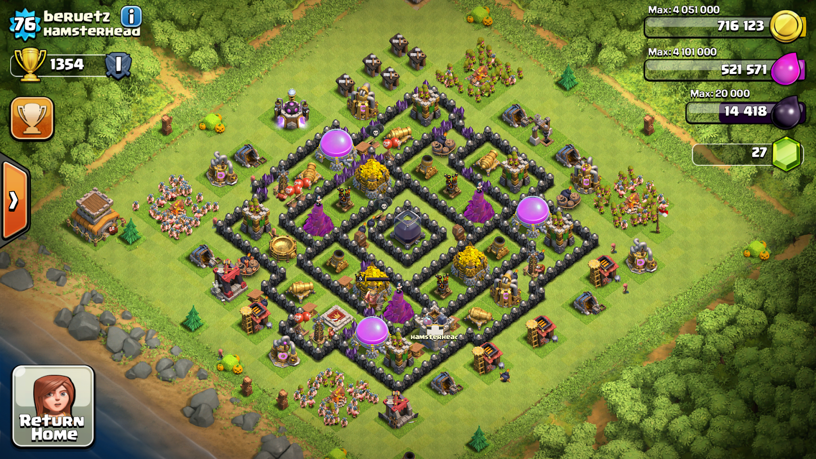 Best defends terbaik coc town hall 8 terkuat  Clash of 