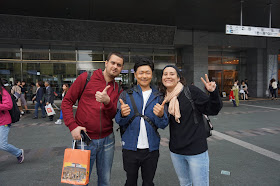 Reencuentro con Yusuke en la estación de Fukuoka