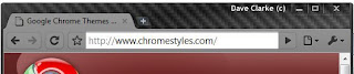 google chrome theme - carbon