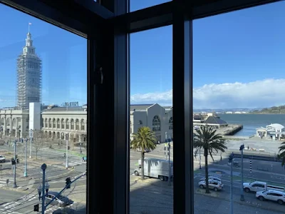 view from room 500 at 1 Hotel San Francisco in San Francisco, California