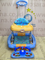 Baby Walker Family FB2017LD Car Melody Rocker Blue