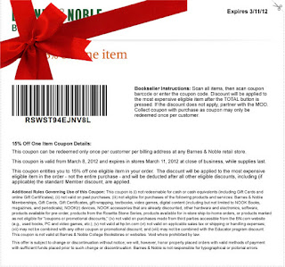 Free Printable Barnes and Noble Coupons