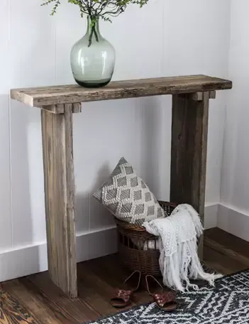 Console Table, How To Build A Sofa Table Out Of Wood
