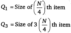 Solutions Class 11 अर्थशास्त्र में सांख्यिकी Chapter - 5  (केंद्रीय प्रवृत्ति की माप)