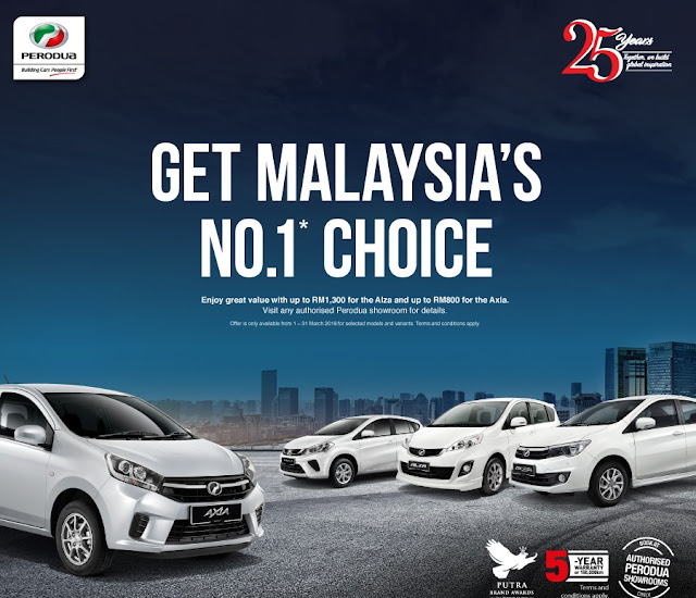 Promosi Perodua Baharu: Promosi Perodua Bulan March 2018