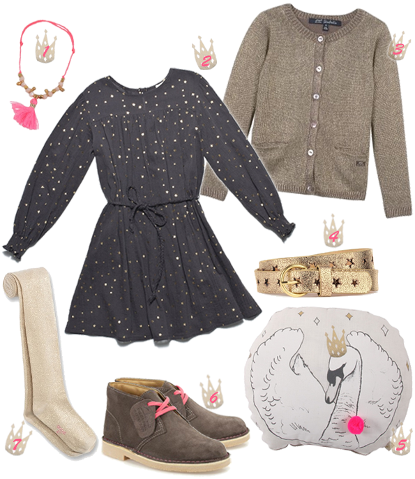 Look fille Princesse casual 