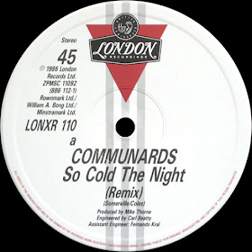 So Cold The Night (Remix) - Communards http://80smusicremixes.blogspot.co.uk