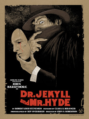 Dr. Jekyll & Mr. Hyde Variant Screen Print by Timothy Pittides x Mad Duck Posters