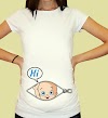 Pregnant T-Shirt Mock-Up