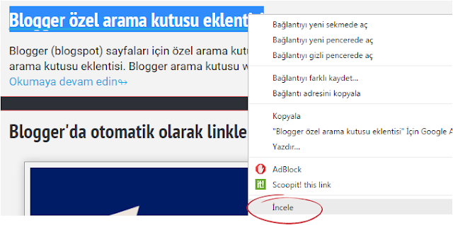 Blogger tema düzenlemeleri