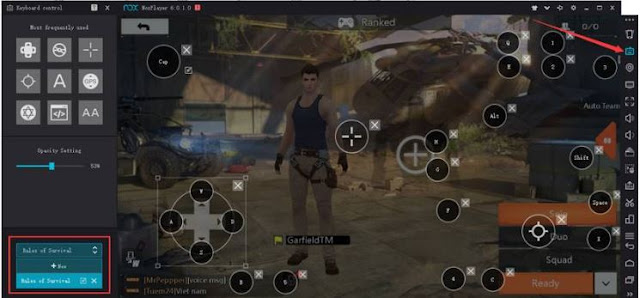 Cara Mengatur Kontrol Keyboard di NoxPlayer untuk Bermain Rules of Survival di PC