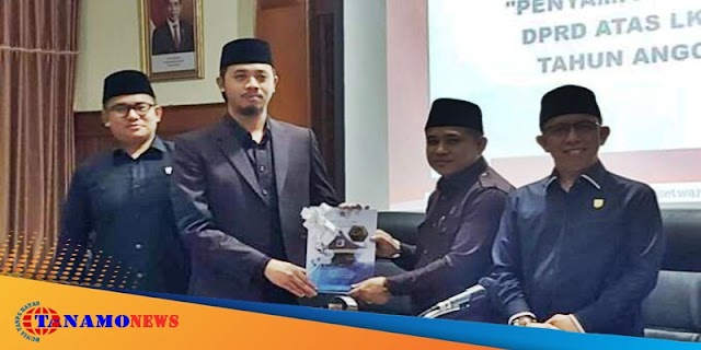 Pemko Bukittinggi menerima DPRD Bukittinggi Serahkan Rekomendasi Atas LKPJ Wali Kota Tahun 2023