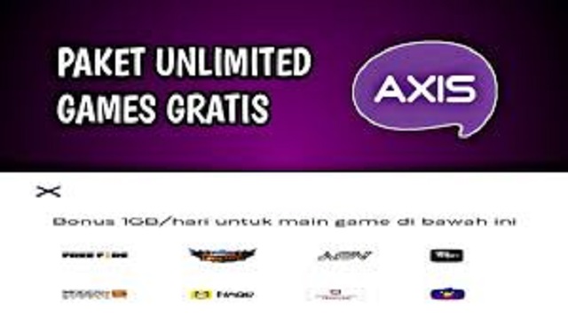  Siapa sih yang tidak kenal dengan operator Axis Paket Game Axis 2022