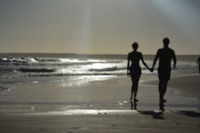 beach-sunset-romantic-couple-love