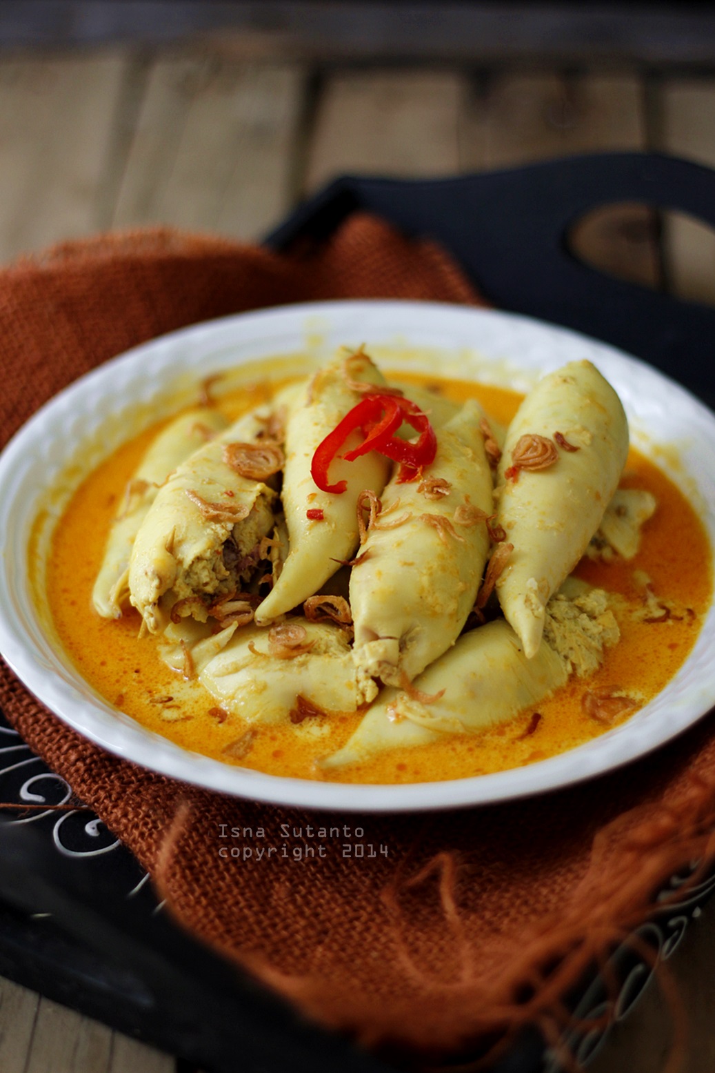 Coba Coba Yuk Gulai Cumi Cumi Isi Tahu