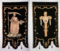 Funerary Processional Banners with Memento Mori