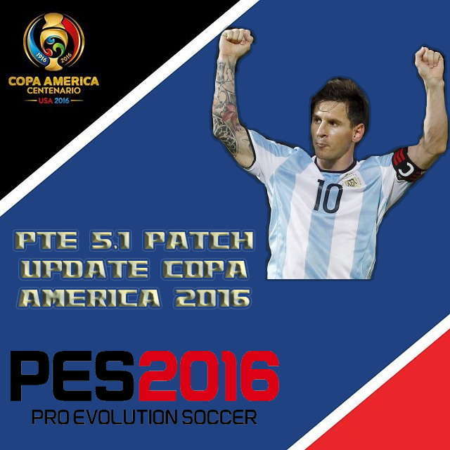 Copa America 2016 Update for PTE Patch 5.1 [PES 2016 ...