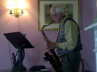 Sunday Lunch and Bob Sharp playing Sax 