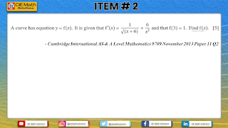 differentiation, definition of differentiation, derivative, notations, symbols, first derivative, second derivative, differential calculus, gradient, slope, rate of change, integration, definite integral, chain rule, area of shaded region by integration, volumes by integration, equation of curves by integration, reverse chain rule, definite integral