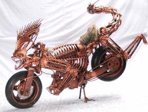 Alien Style Motorcycle Modified in Bali