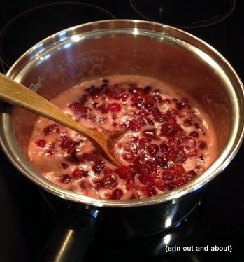 {ErinOutandAbout} 3 Ingredient Cranberry Sauce