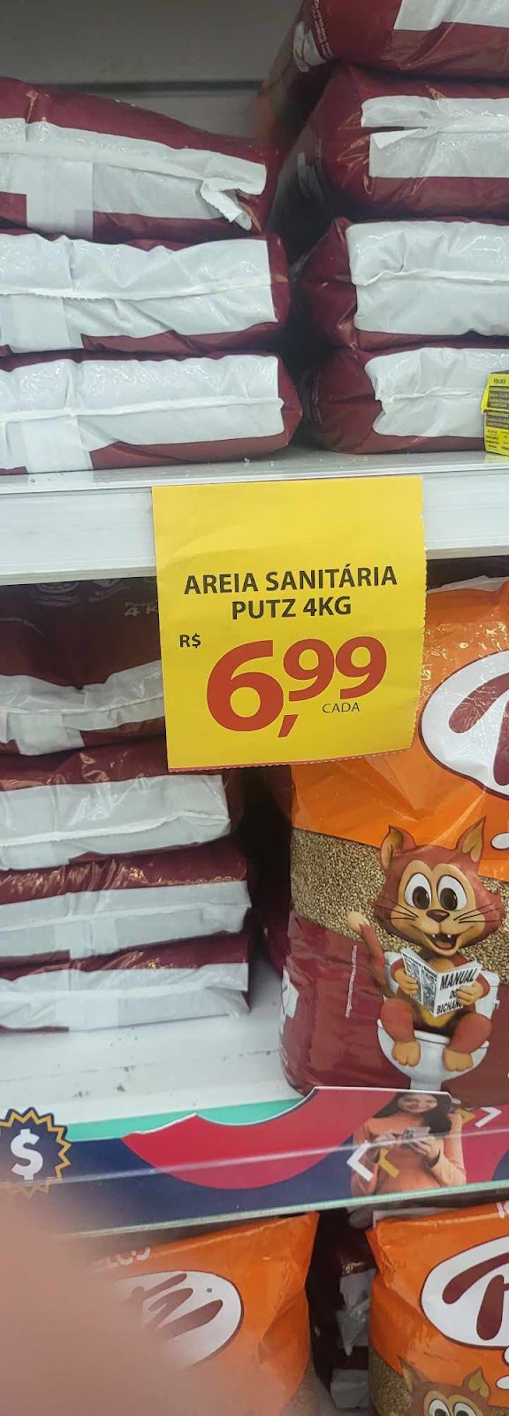 Areia sanitária Putz