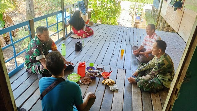 Komsos Babinsa Koramil 02/Banjarmasin Selatan ?! "Cerminan Kemanunggalan TNI Dengan Rakyat"