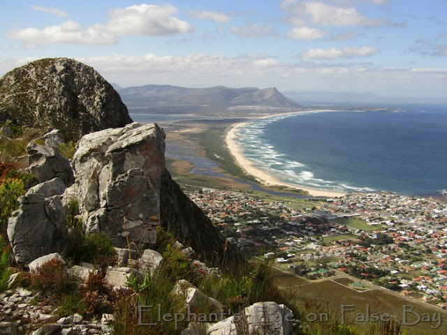 His Three Sisters hike at Kleinmond in 2018