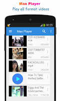 Max Player apk file format for androids and tablets