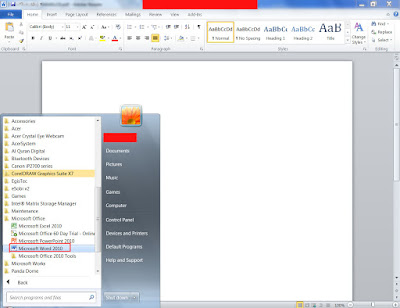 Memulai Word 2010