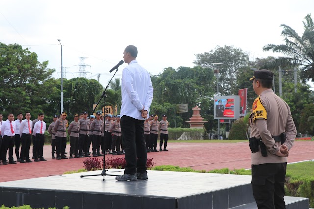 Apel Konsolidasi OPS MANTAP BRATA : Mendukung Kelancaran Pemilu 2023-2024