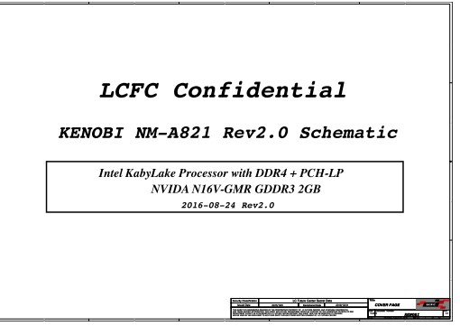 CE470 NM-A821 REV 2.0 SCHEMATIC Lenovo ThinkPad E470