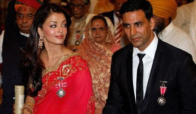 Padma Shri Awards Ceremony - Aishwarya Rai and Akshay Kumar Photo Collection