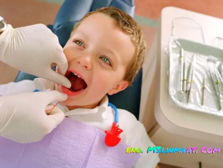 Treatment of yellowing teeth in children