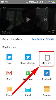 cara menyimpan video dari youtube ke hp