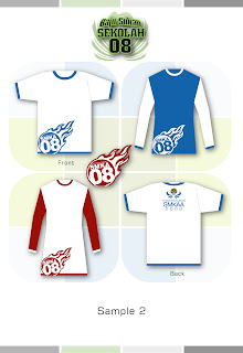 Print Design  T Shirt Baju  Sukan Sekolah 