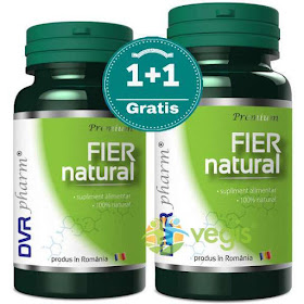 Cumpara de aici capsule cu Fier natural 1+1 gratis