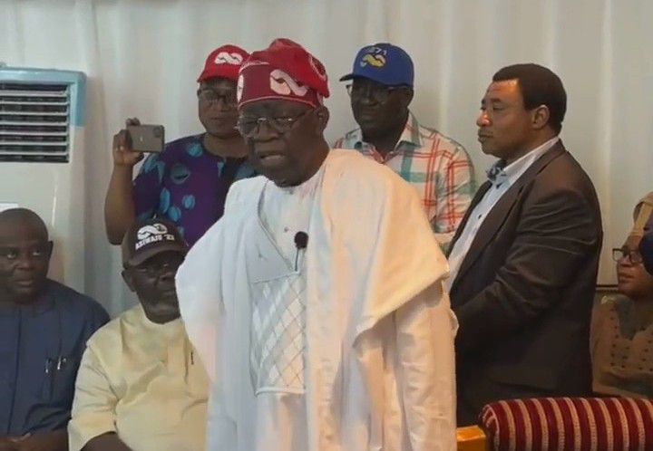 Awa lokan: APC presidential aspirant Bola Tinubu tells Lagos first class chiefs to prepare for election (Video)