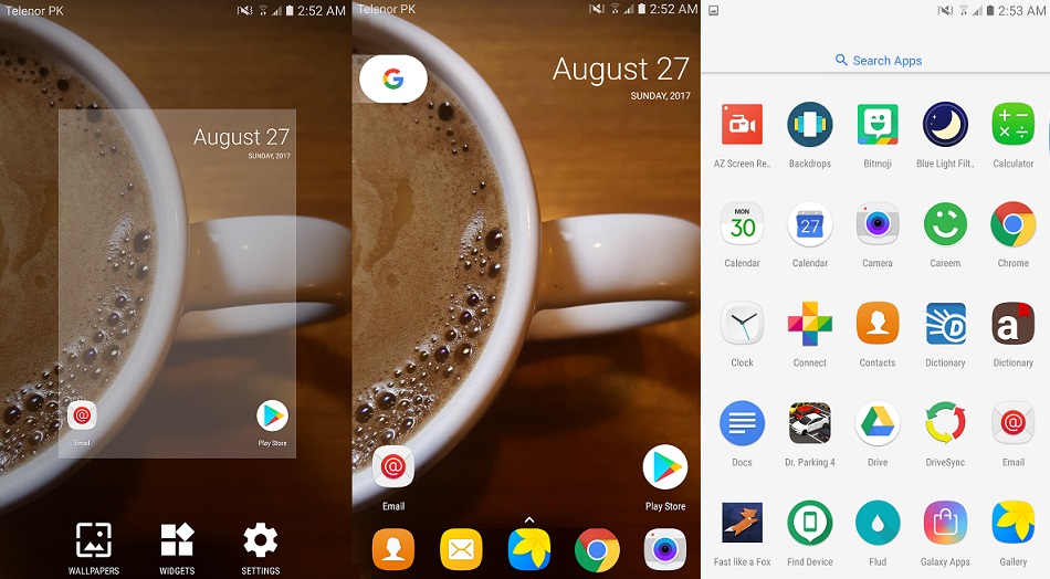 Android 8 Pixel Oreo Launcher User Interface