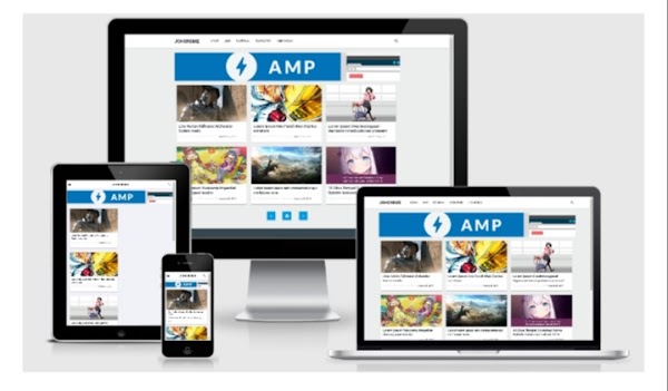 Purple Redesign AMP V2.0 Bloger Template