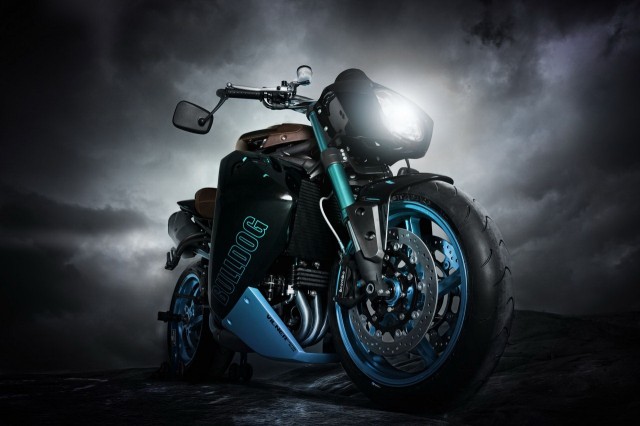 Triumph Speed ​​Triple moto com estilo Bulldog por Vilner Bulgária  