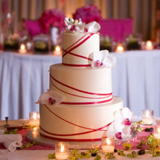 Tortas de Boda Fucsia