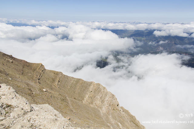 Ruta: Torreta de Cadi (2.562 m.) y Vulturó (2.649 m.). Un paseo por las nubes. (Els 100 Cims). 