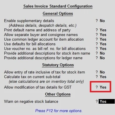 How to Create Nil Rated Sales Invoice under GST in Tally?