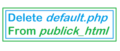 Cara menghapus file default.php dari folder public_html di 000webhost (panduan lengkap dengan gambar)