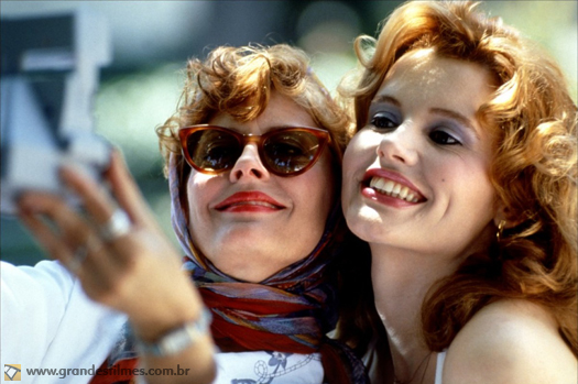 Susan Sarandon e Geena Davies em Thelma & Louise