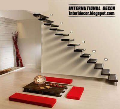 Interior Decor Idea: Interior stairs, Flying staircase, modern ...