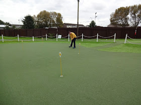 Minigolf course at Liverpool Golf Centre and Driving Range