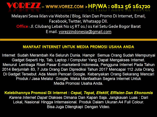 VOREZZ - Jasa Pembuatan Website Bogor, Hp/Wa : 08129, Jakarta,Toko Online,Profesional,Murah, Depok