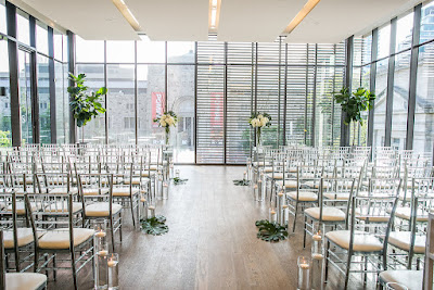 Modern Botanical Wedding Ceremony